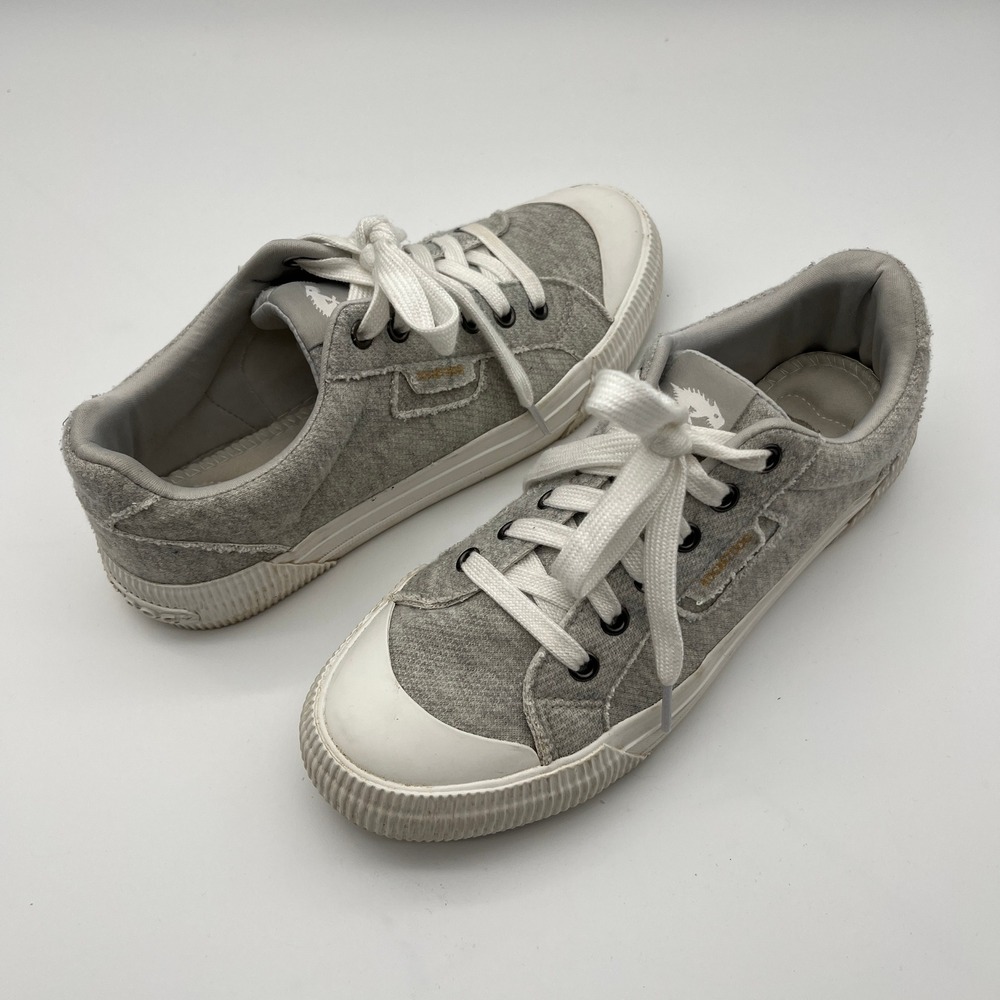 Rocket Dog Sneakers Womens 8.5 Gray Cheery Canvas Low Top Lace Up Shoes‎